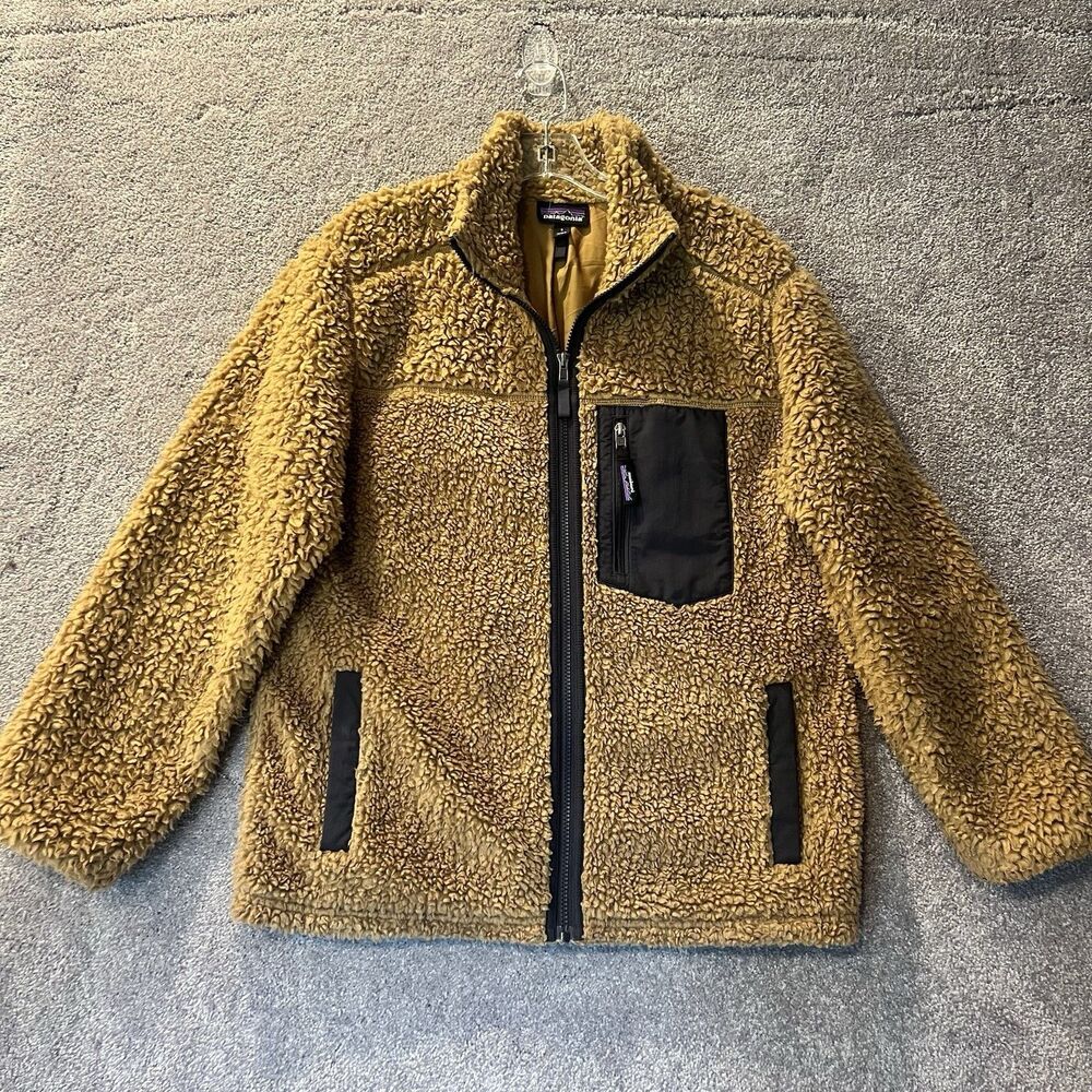 Patagonia Classic Retro-X Jacket Mens S Neska Brown Fleece Full Zip Coat Pile M